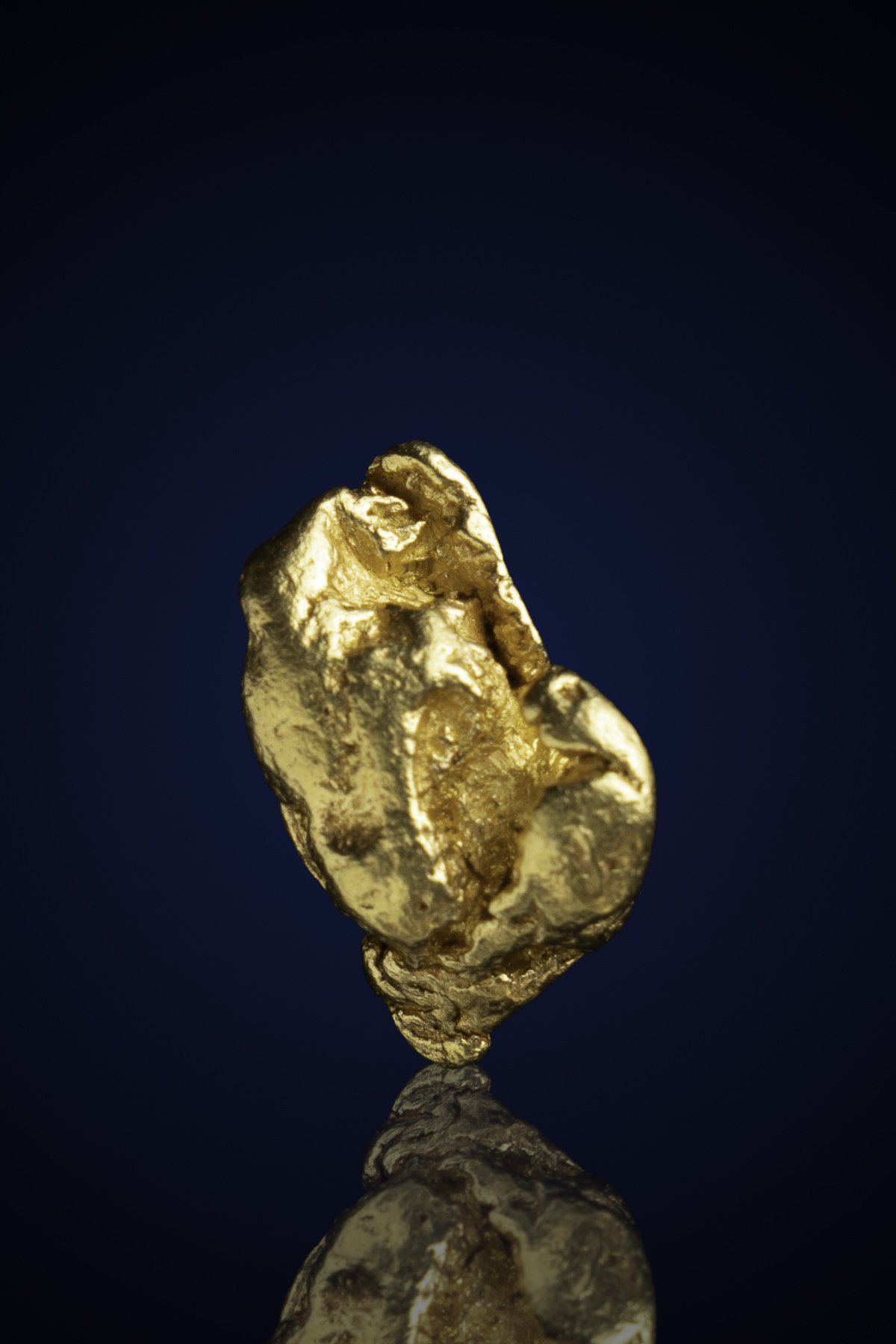 Buttery, Brilliant Natural Gold Nugget - Auburn, CA - 4.07 Grams (image for) Buttery, Brilliant Natural Gold Nugget - Auburn, CA - 4.07 Grams